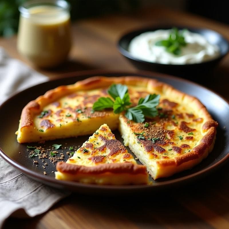 Tortilla de Patata con Zaatar al Horno: Receta Express Sin Voltear y con Aroma Orientales
