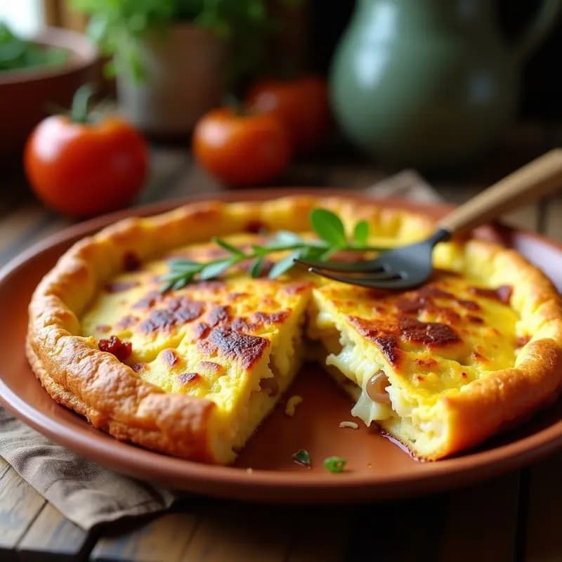 Tortilla de Patatas con Cebolla Caramelizada: Receta Tradicional con Truco para Quedar Crujiente