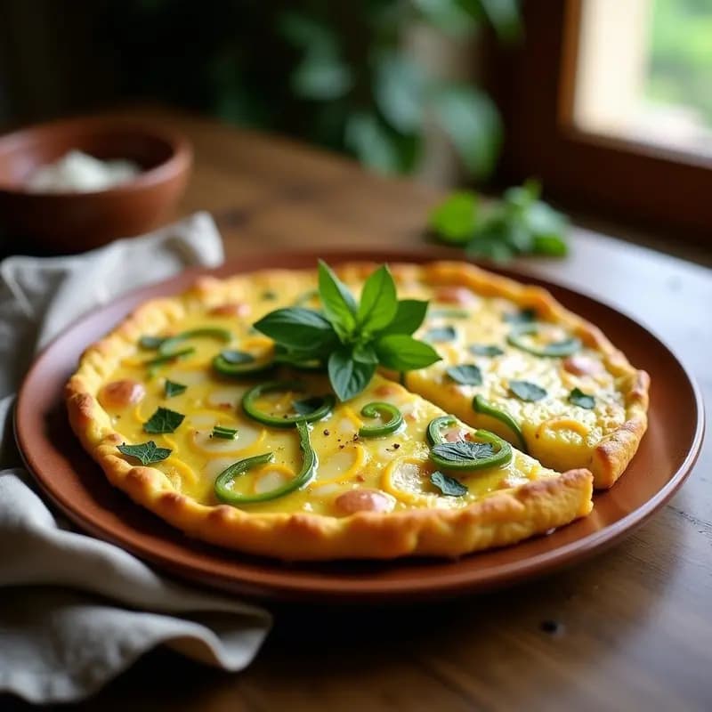 Tortilla de Patatas y Pimientos Verdes: Receta Vasca con Toque Diferente