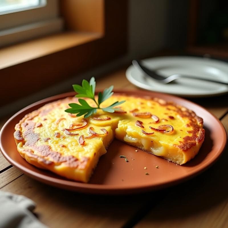 Tortilla de Patatas Tradicional: Receta con Huevos Cremosos y Truco del Abuelo