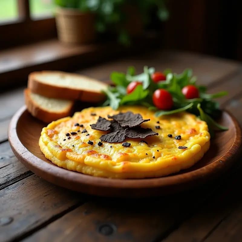 Tortilla de Patatas con Trufa Negra: Receta Gourmet y Fácil para Impresionar
