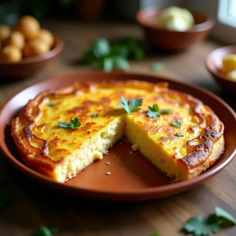 Tortilla de Patatas Trufada: Receta en Olla Superpuesta con Textura Perfecta