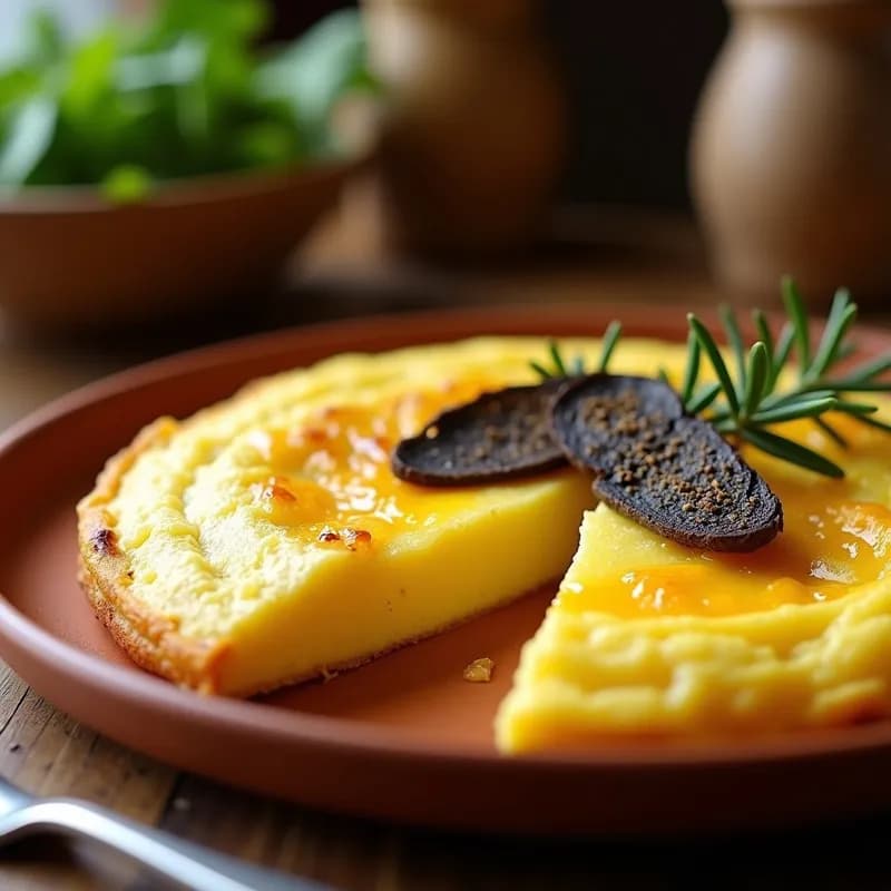 Tortilla de Patatas Trufada: Receta en Thermomix con Toque Gourmet en 25 Minutos