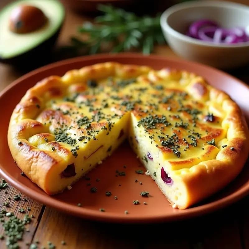 Tortilla de Patatas con Zaatar: Receta en Olla Lenta con Toque Árabe en 2 Horas