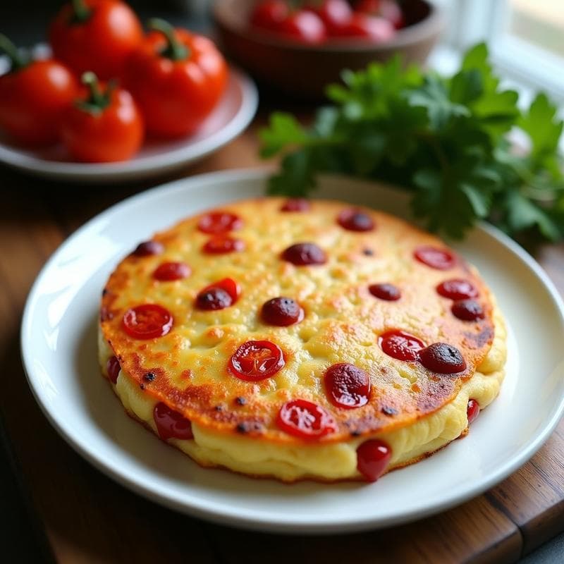 Tortilla de Pimientos Asados en Thermomix: Receta Fácil y Jugosa en 15 Minutos