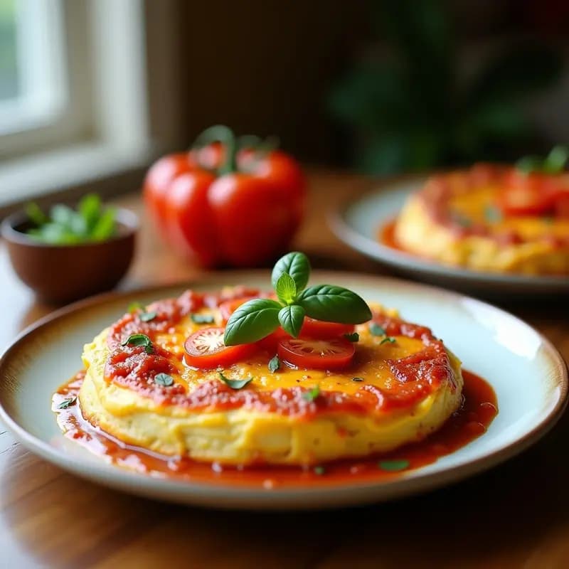 Tortilla de Pimientos del Piquillo y Atún: Receta de Pórtico Vasca en Airfryer en 15 Minutos