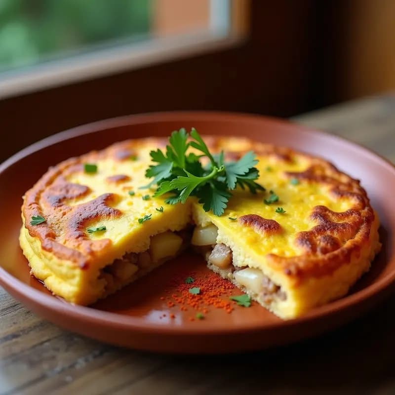 Tortilla de Sacromonte con Sesos y Mollejas: Receta Tradicional Granada sin Secretos