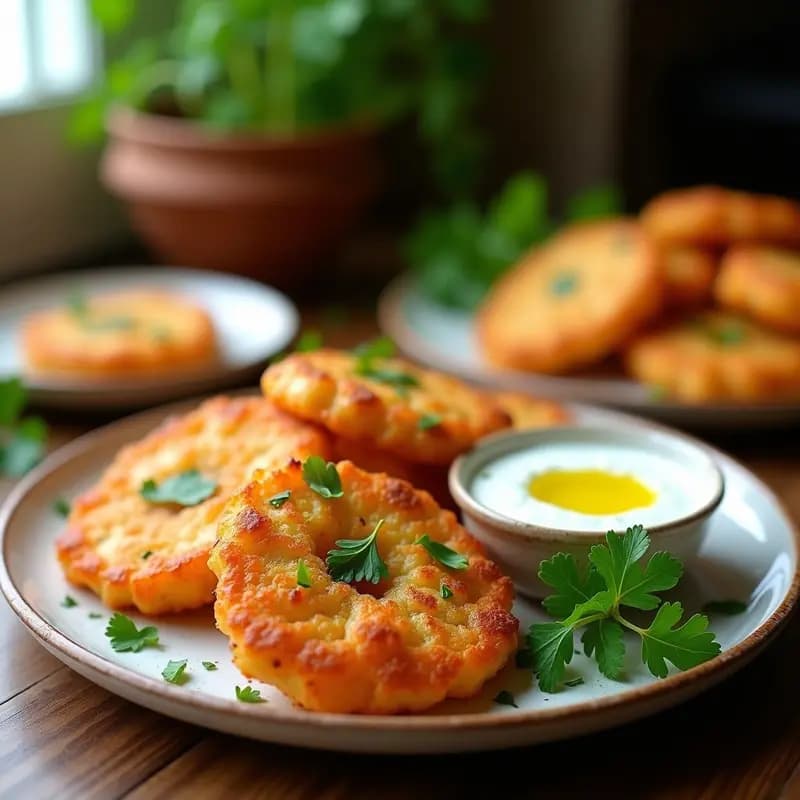 Tortillitas de camarones y cilantro: Aperitivo costero crujiente y rápido