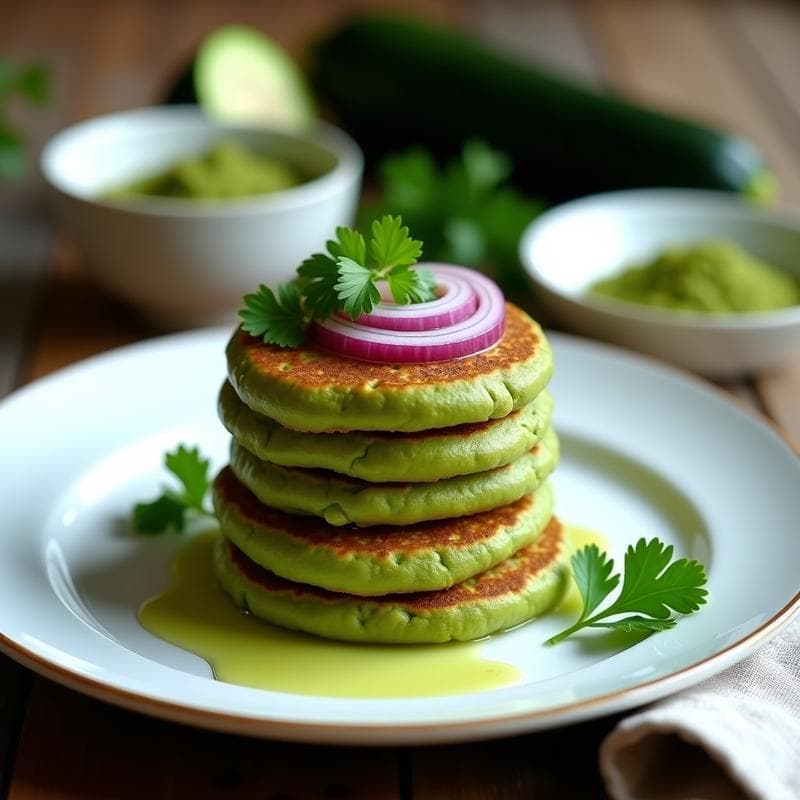 Tortitas de Algas Espirulina y Calabacín: Desayuno Detox Sin Gluten