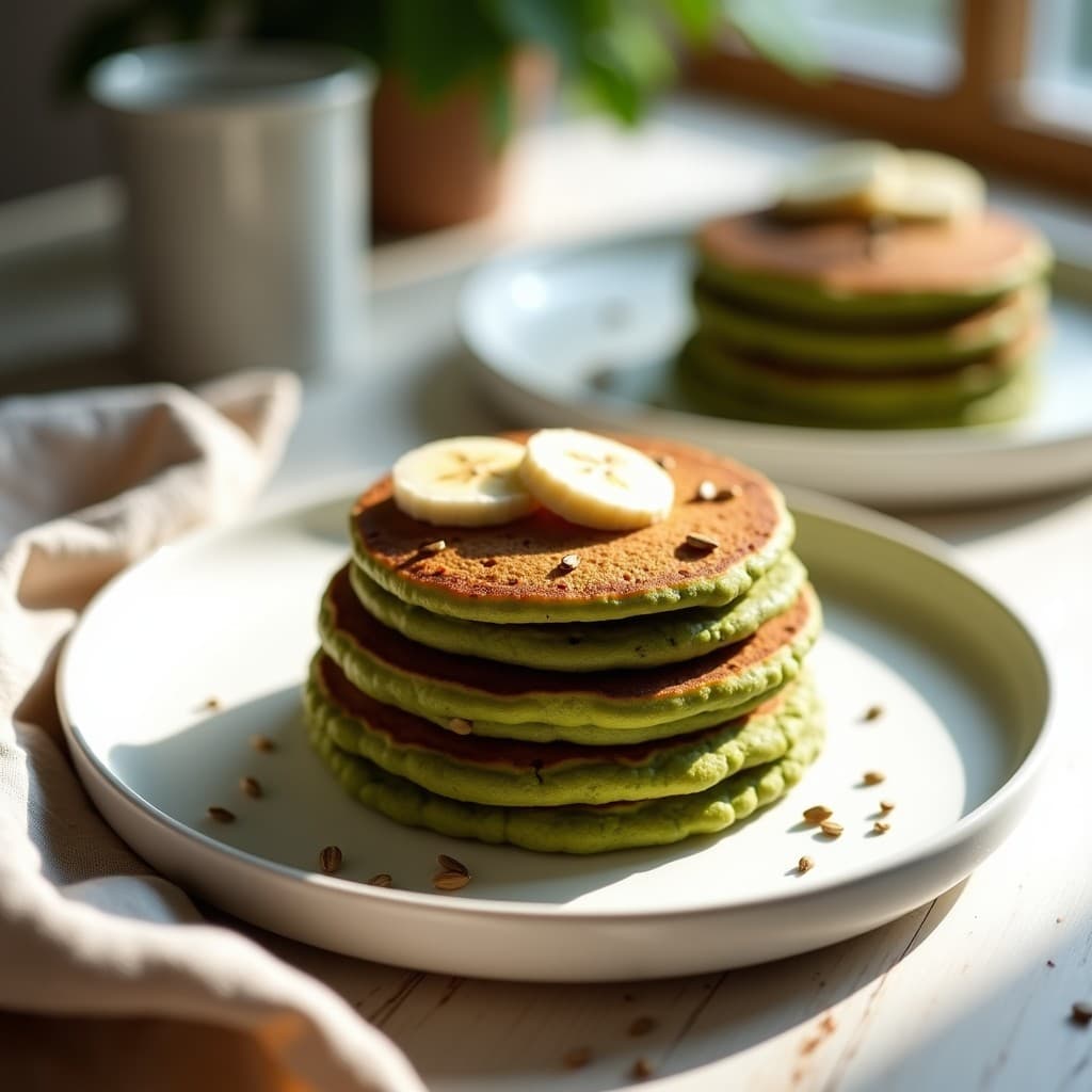 Tortitas de Algas Espirulina y Semillas de Cáñamo: Desayuno Superfood Vegano en 5 Minutos
