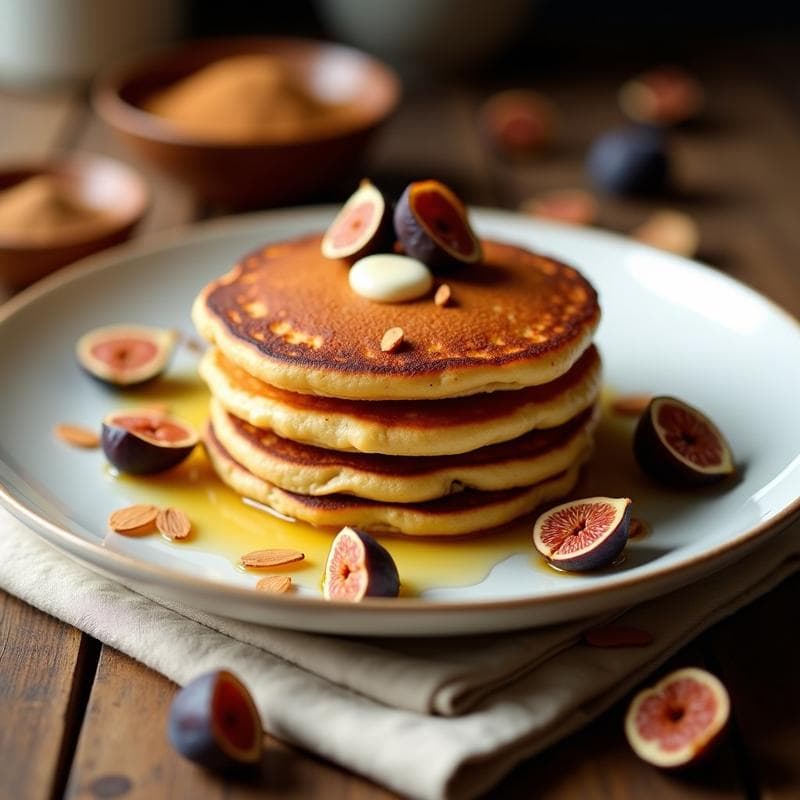 Tortitas de Almendra y Higos Secos: Desayuno Keto y Sin Gluten en Airfryer