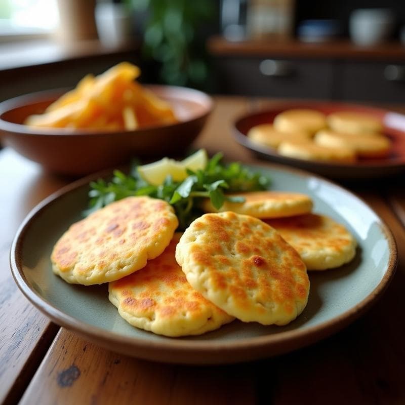 Tortitas de Arepa Venezolana Rellena de Queso: Receta Auténtica y Crujiente en 20 Minutos