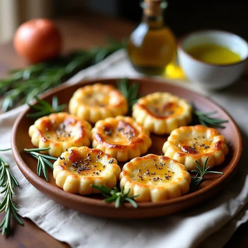 Tortitas Arreba Asadas con Hierbas Provenzales: Receta Tradicional de la Sierra de Cádiz en 30 Minutos