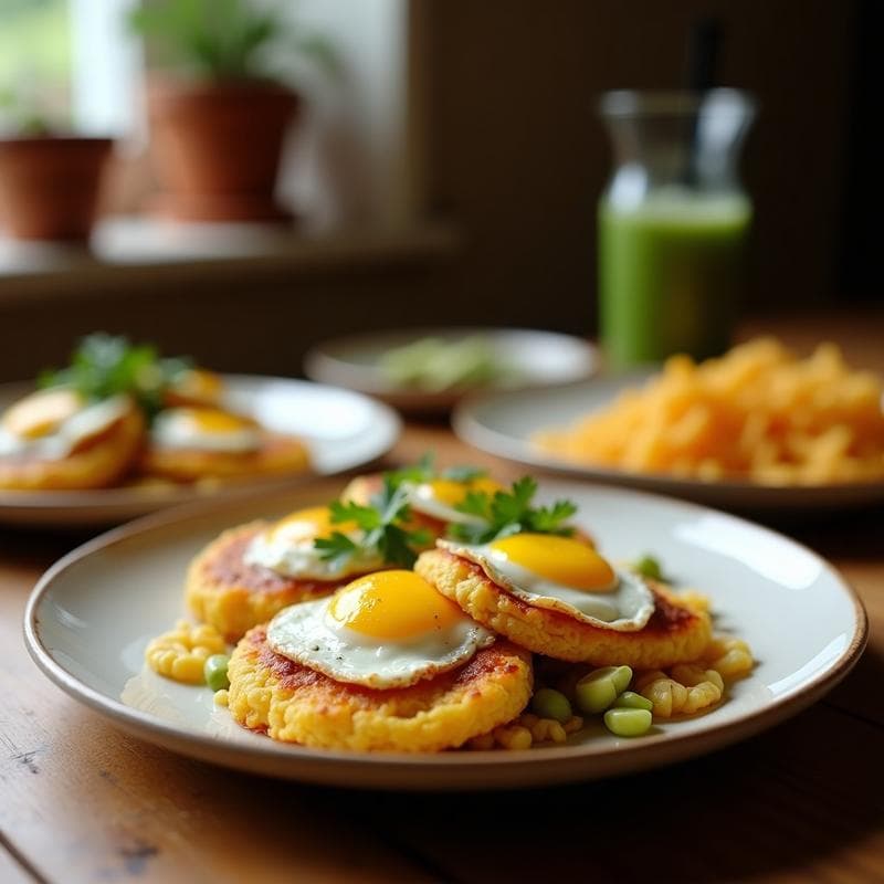 Tortitas de Arroz Internacional con Aguacate y Huevos de Codorniz: Desayuno Sin Gluten y Rico en Grasas Saludables