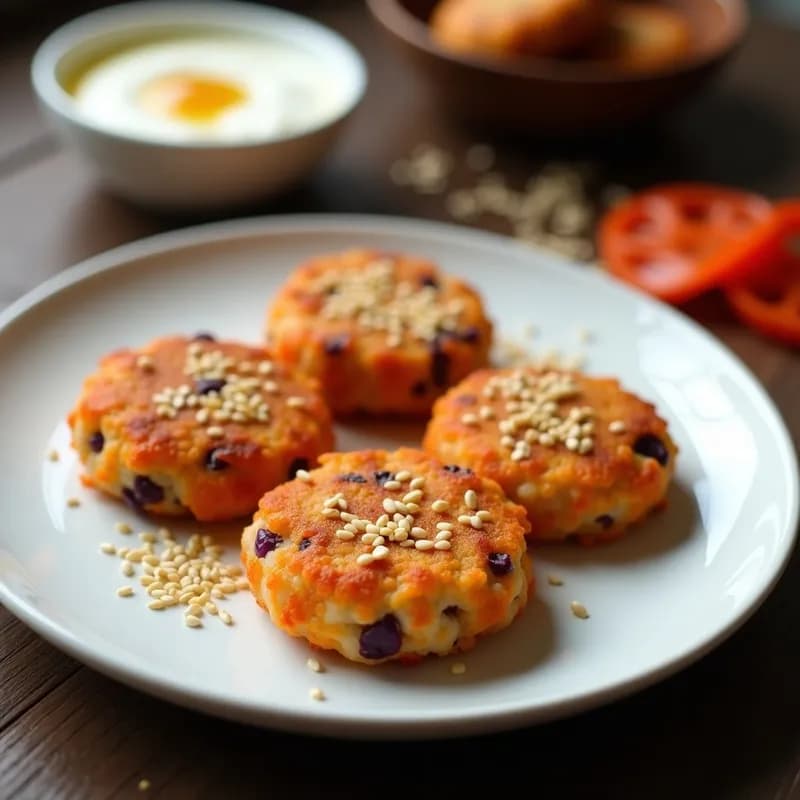 Tortitas de Arroz Fermentado con Kimchi: Receta Vegana y Crujiente en 15 Minutos