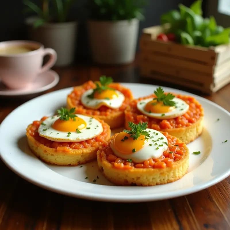 Tortitas de Arroz Negros con Huevo y Kimchi: Desayuno Coreano en 10 Minutos