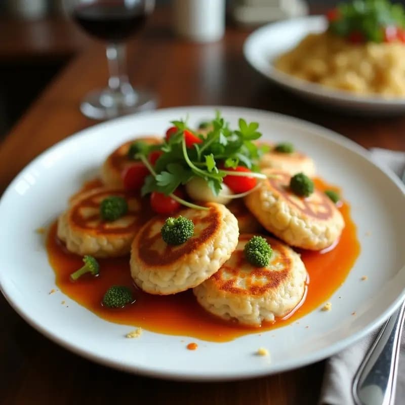 Tortitas de Arroz con Salsa de Teriyaki y Vegetales: Receta Japonesa para Tupper