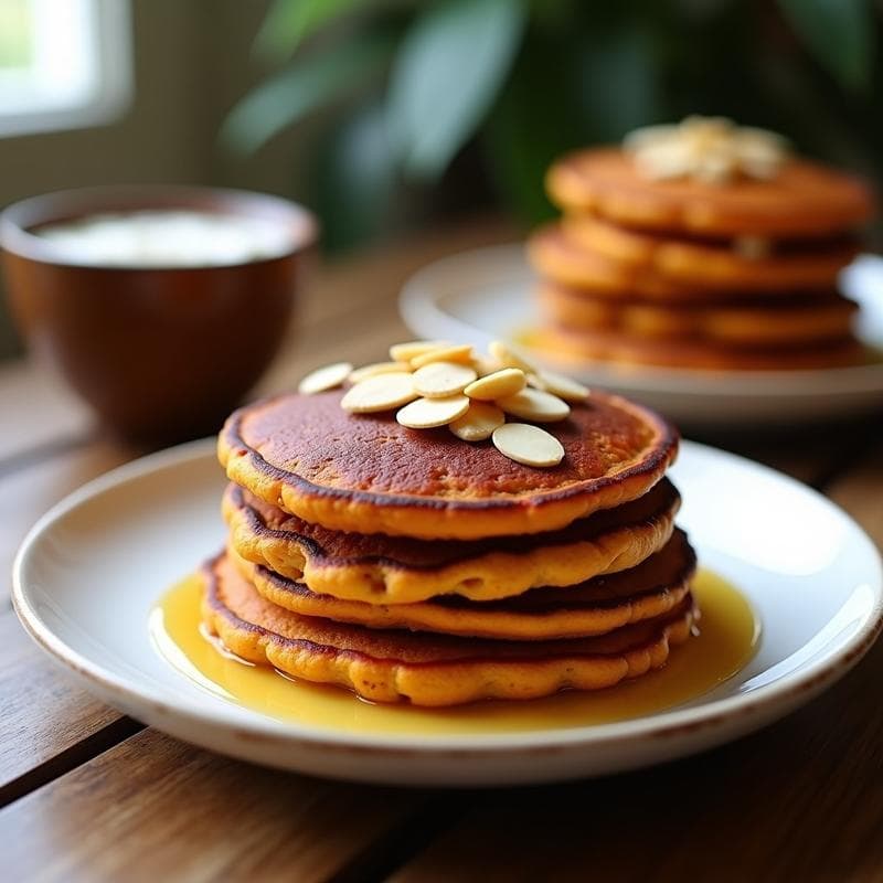 Tortitas de Batata Morada y Cúrcuma: Desayuno Antiinflamatorio en Airfryer