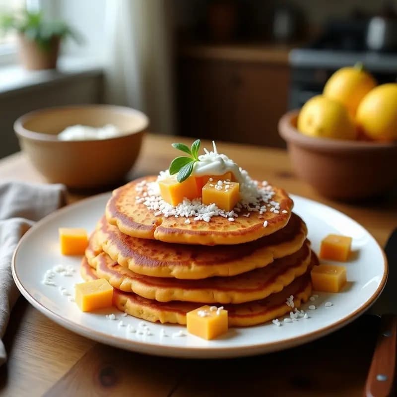 Tortitas de Boniato y Coco: Receta Sin Gluten y Sin Azúcar en Horno