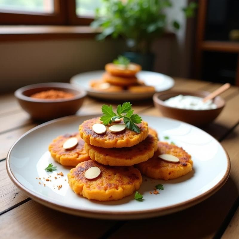 Tortitas de Boniato y Especias Marroquíes: Receta Vegana y Sin Gluten para Desayunar