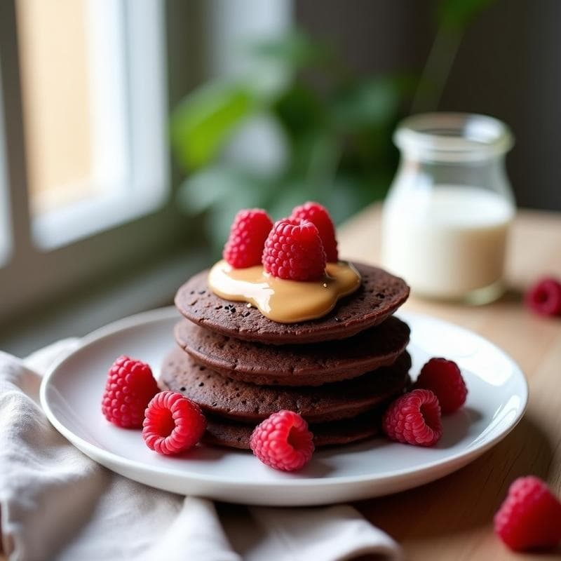 Tortitas de Harina de Cacao y Semillas de Cáñamo: Desayuno Keto y Energético