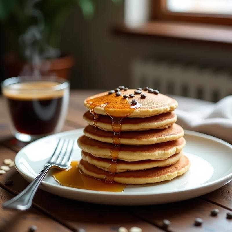 Tortitas de Café y Avena: Receta Alta en Proteína para Desayunos Energéticos
