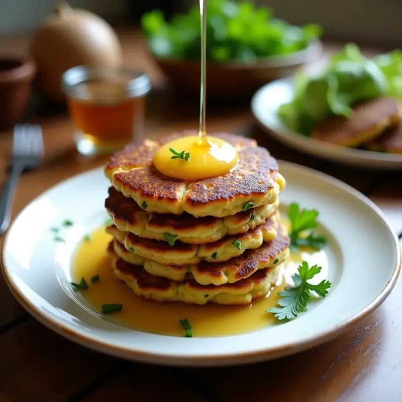 Tortitas de Calabacín Yankee Dulce y Salado: Receta Fácil en 20 Minutos