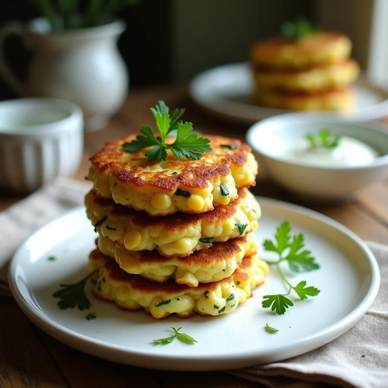 Tortitas de Calabacín y Maíz: Receta Keto en Thermomix para Desayuno o Cena