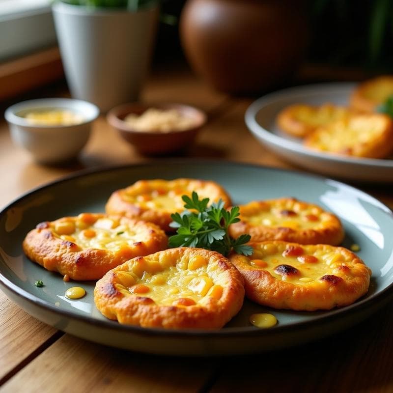 Tortitas de Calabacín y Queso de Anacardo: Desayuno Vegano y Sin Harina en 20 Minutos
