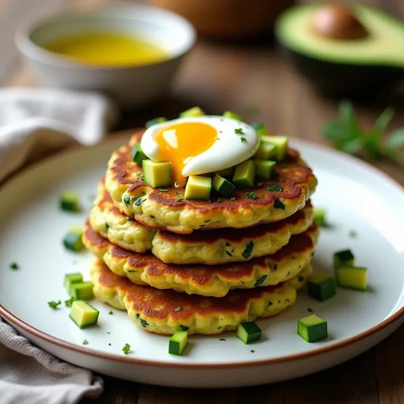 Tortitas de Calabacín Keto: Receta Sin Harina y Baja en Carbohidratos para Desayunos Saludables