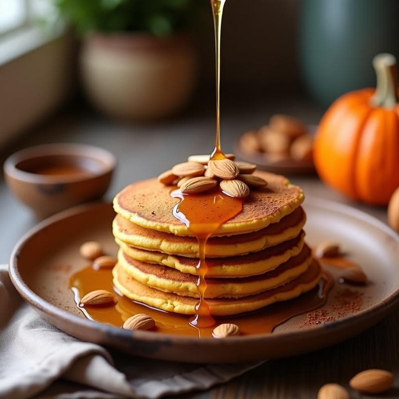 Tortitas de Calabaza y Canela: Receta Alta en Proteínas y Sin Harina para Desayunos Fitness