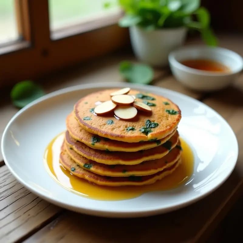 Tortitas de Calabaza y Espinacas: Receta Vegana y Sin Gluten para Desayuno Energético