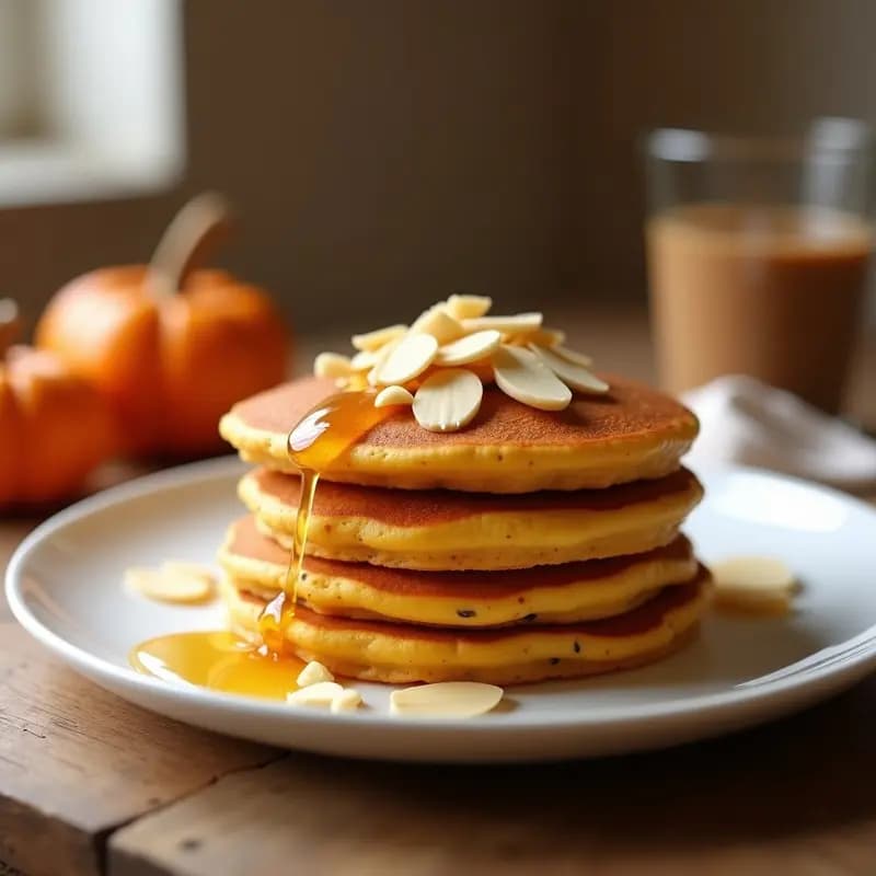Tortitas de Calabaza y Miel con Almendras: Receta Sin Harina y Alta en Proteína