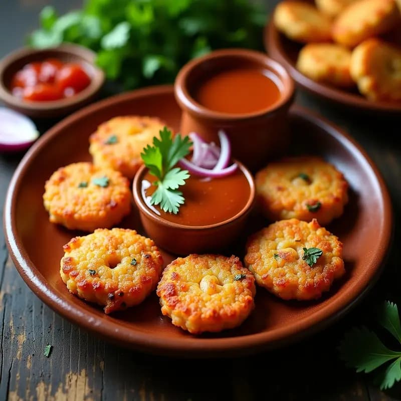 Tortitas de Camarón con Salsa de Tamarindo y Chile: Receta Mexicana Crujiente y Ácida