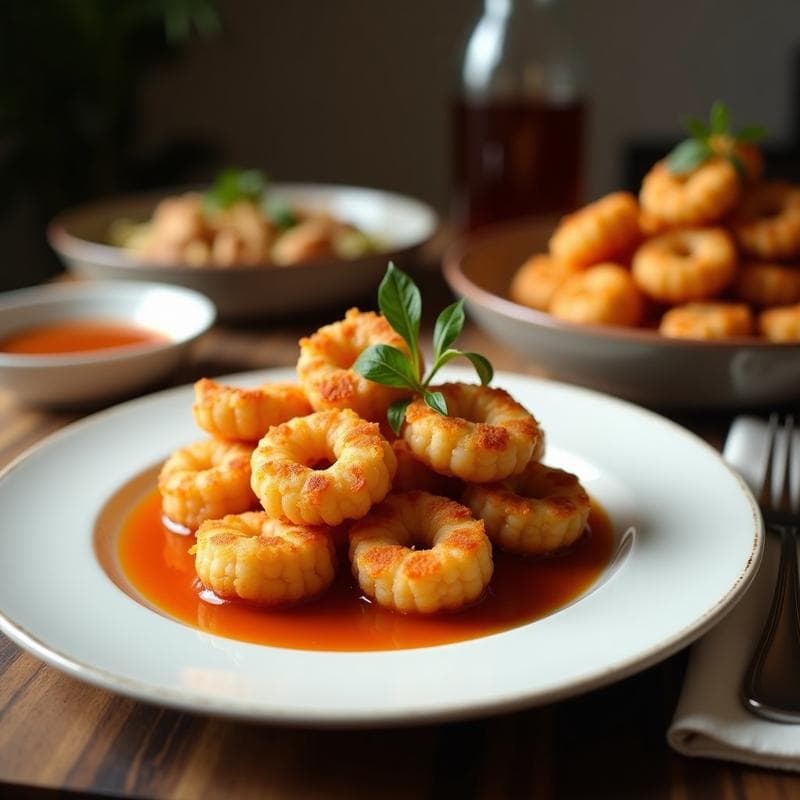 Tortitas de Camarones y Harina de Arroz con Salsa de Tamarindo: Receta Vietnamita Crujiente