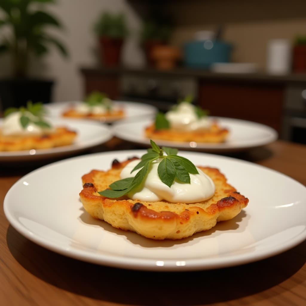 Tortitas de Camarón y Cúrcuma con Salsa de Yogur y Menta: Receta Tailandesa en Airfryer