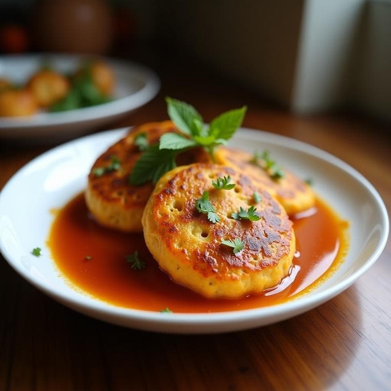 Tortitas de Camote y Coco con Salsa de Tamarindo: Desayuno Vegano y Sin Azúcar