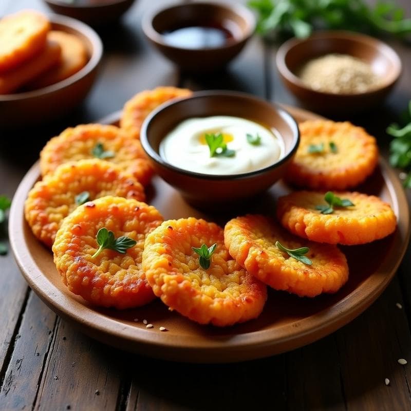 Tortitas de Camote y Ajonjolí: Receta con Toque Asiático en 20 Minutos