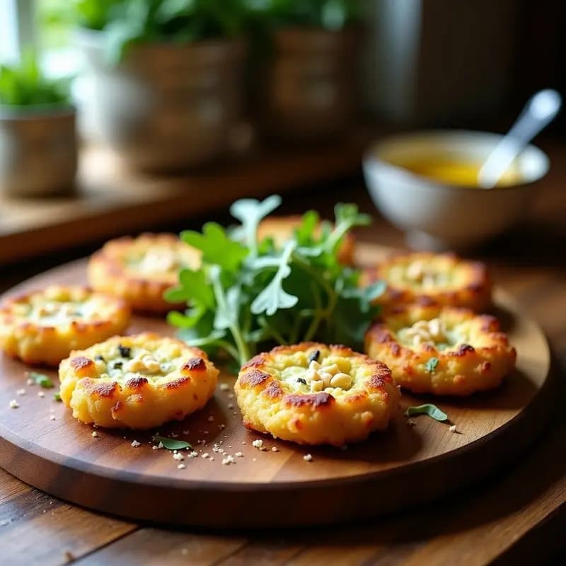 Tortitas de Alcachofa y Gorgonzola al Horno: Receta Crujiente y Sin Gluten en 25 Minutos