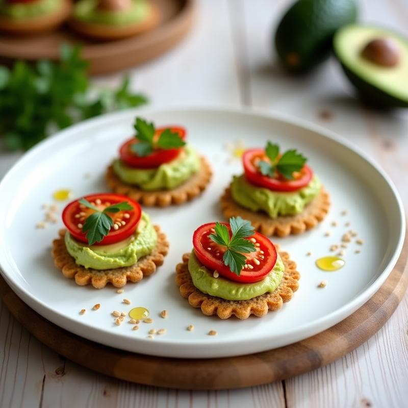 Tortitas de Arroz Crujientes con Hummus y Aguacate: Receta Vegana Alta en Fibra en 10 Minutos