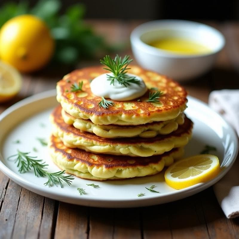 Tortitas de Calabacín y Queso Feta: Receta Rápida y Sin Harina para el Desayuno