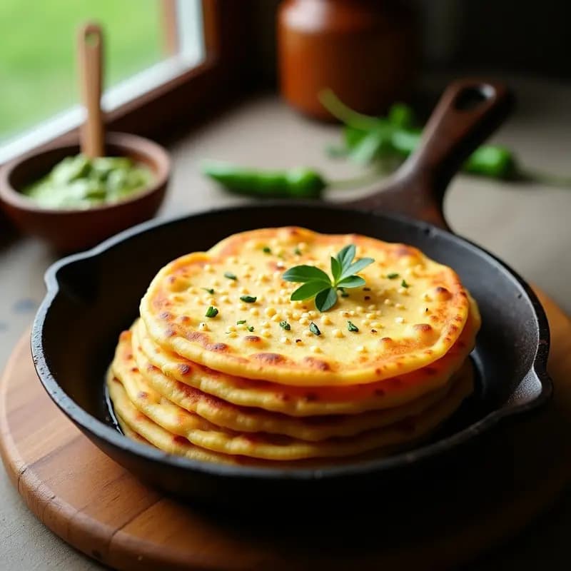 Tortitas de Garbanzo Pakistani con Especias: Receta Rápida y Alta en Proteína