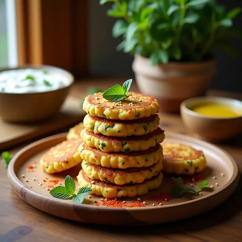 Tortitas de Garbanzo y Calabacín: Receta con Toque Ahumado en 20 Minutos