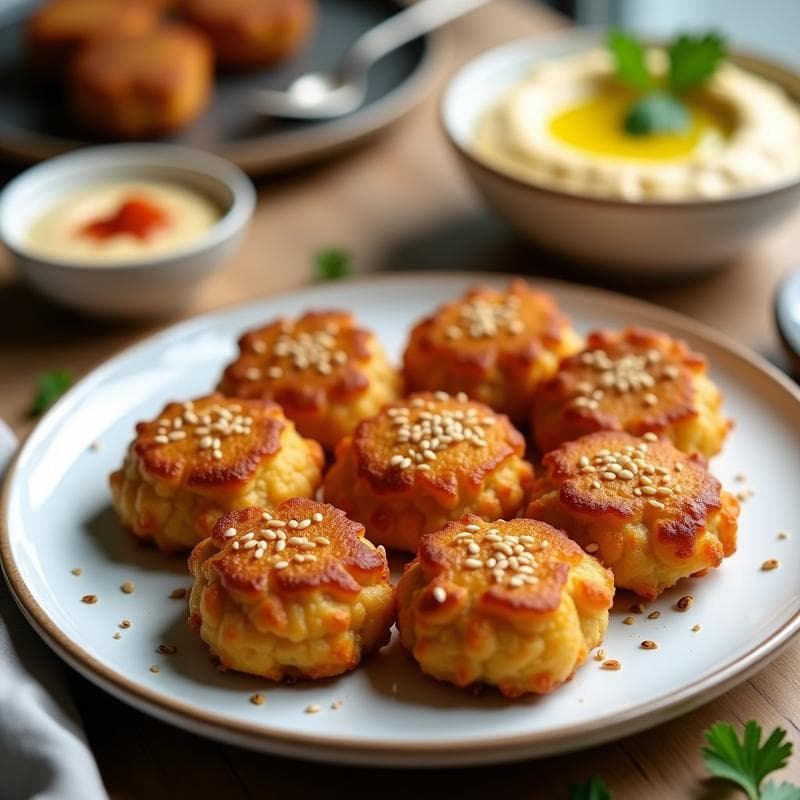 Tortitas de Garbanzos Crujientes: Receta Express en Airfryer para Aperitivos Saludables