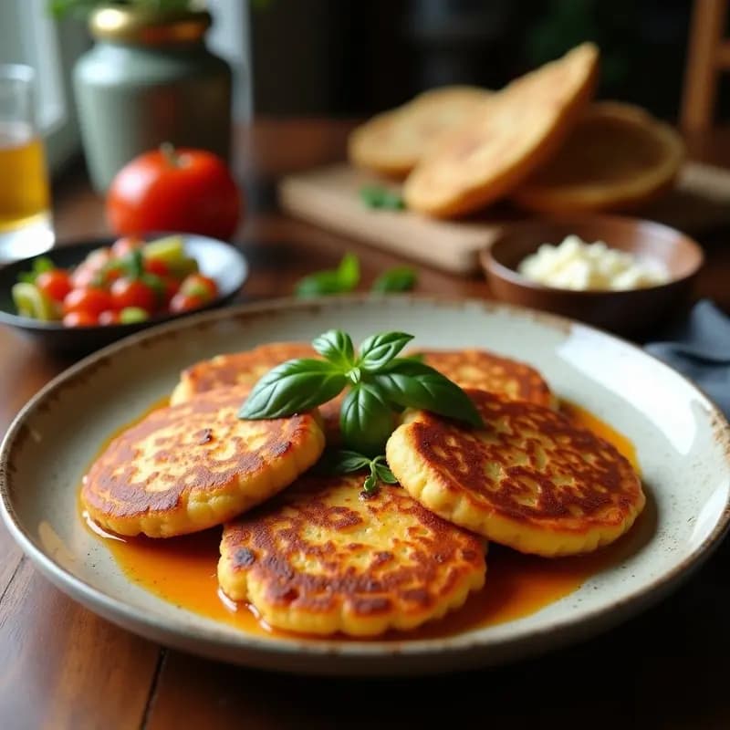 Tortitas de Garbanzos Picantes: Receta Fácil para Tupper con Toque Mediterráneo