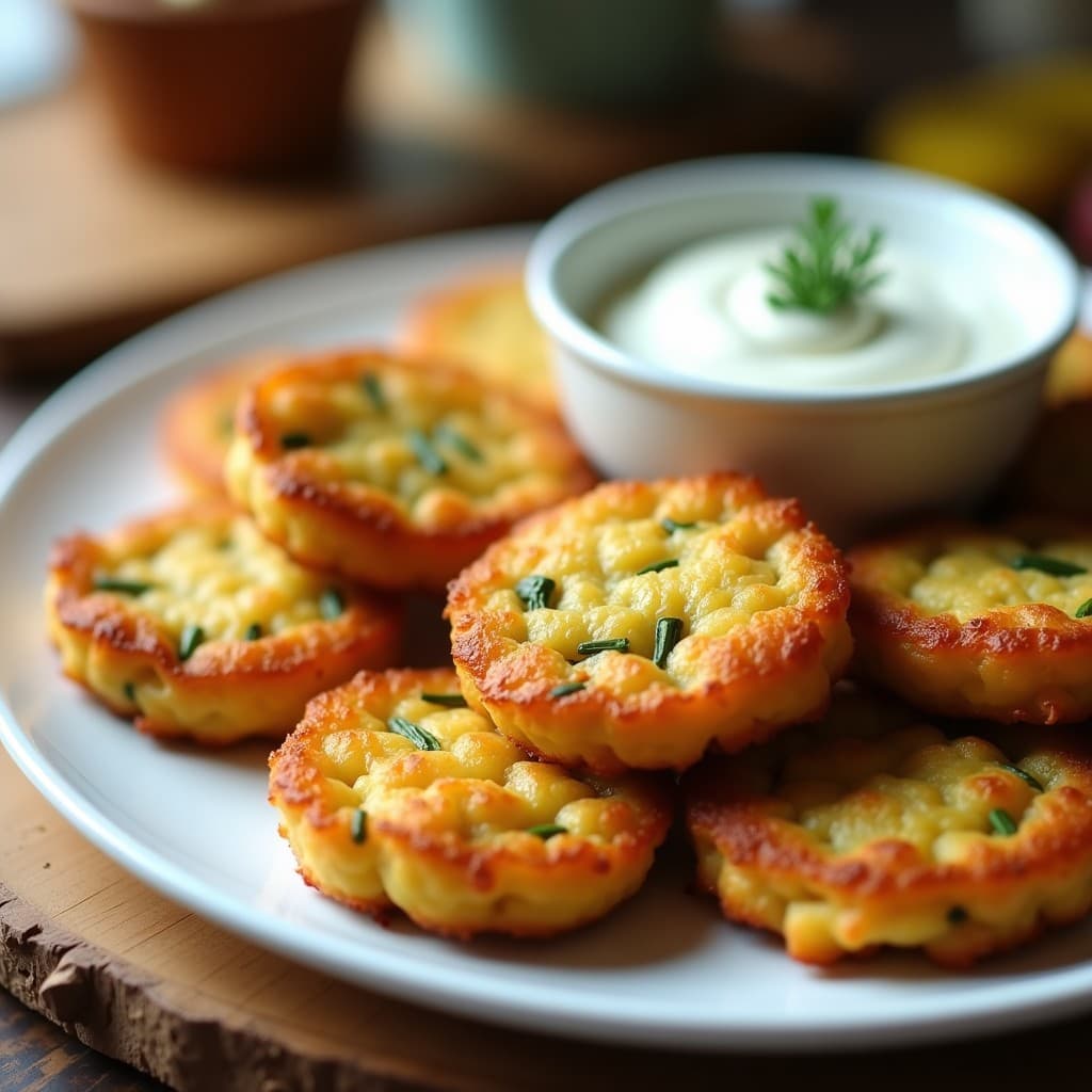 Tortitas de Espárragos y Queso de Anacardos: Aperitivo Vegano y Sin Lactosa en Airfryer