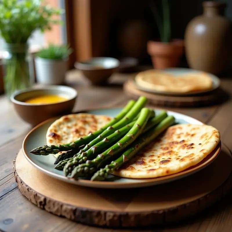 Tortitas de Espárragos Trigos al Horno: Receta Sin Gluten y Alta en Fibra