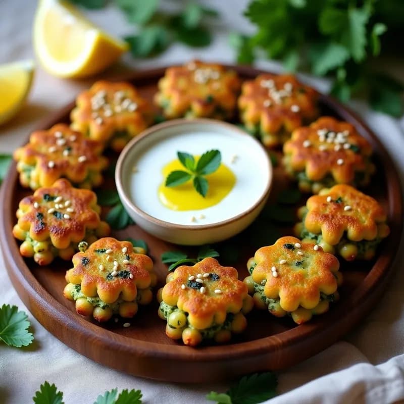 Tortitas de Espinaca y Garbanzo al Horno: Receta Crujiente y Sin Frito