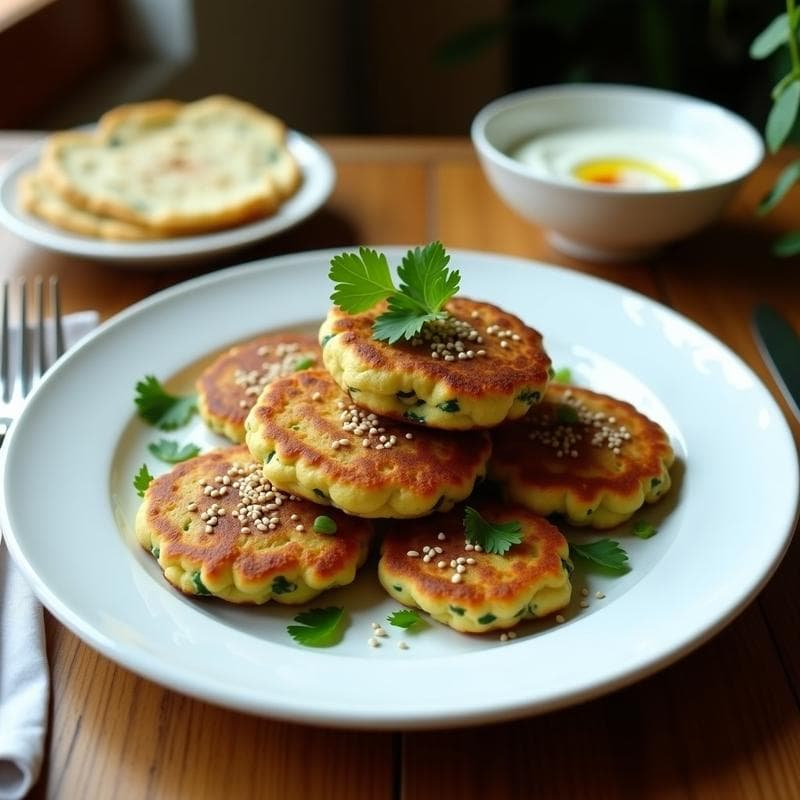Tortitas de Espinaca y Garbanzo: Receta Sin Huevo con Alto Contenido en Hierro en 20 Minutos