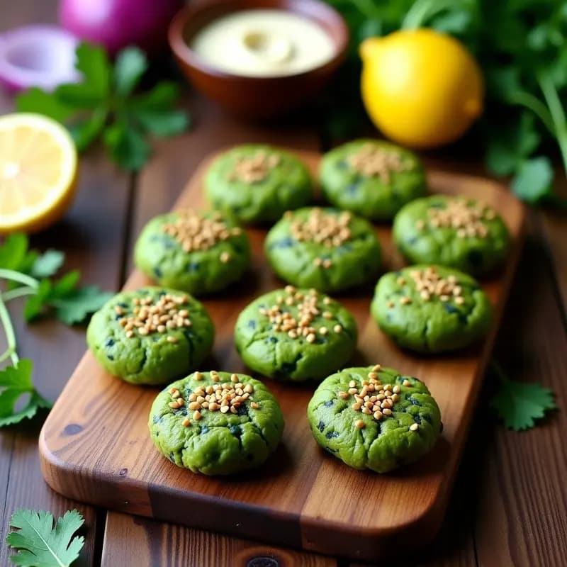 Tortitas de Espinacas y Queso de Anacardos: Aperitivo Crudivegano Sin Cocción en 15 Minutos